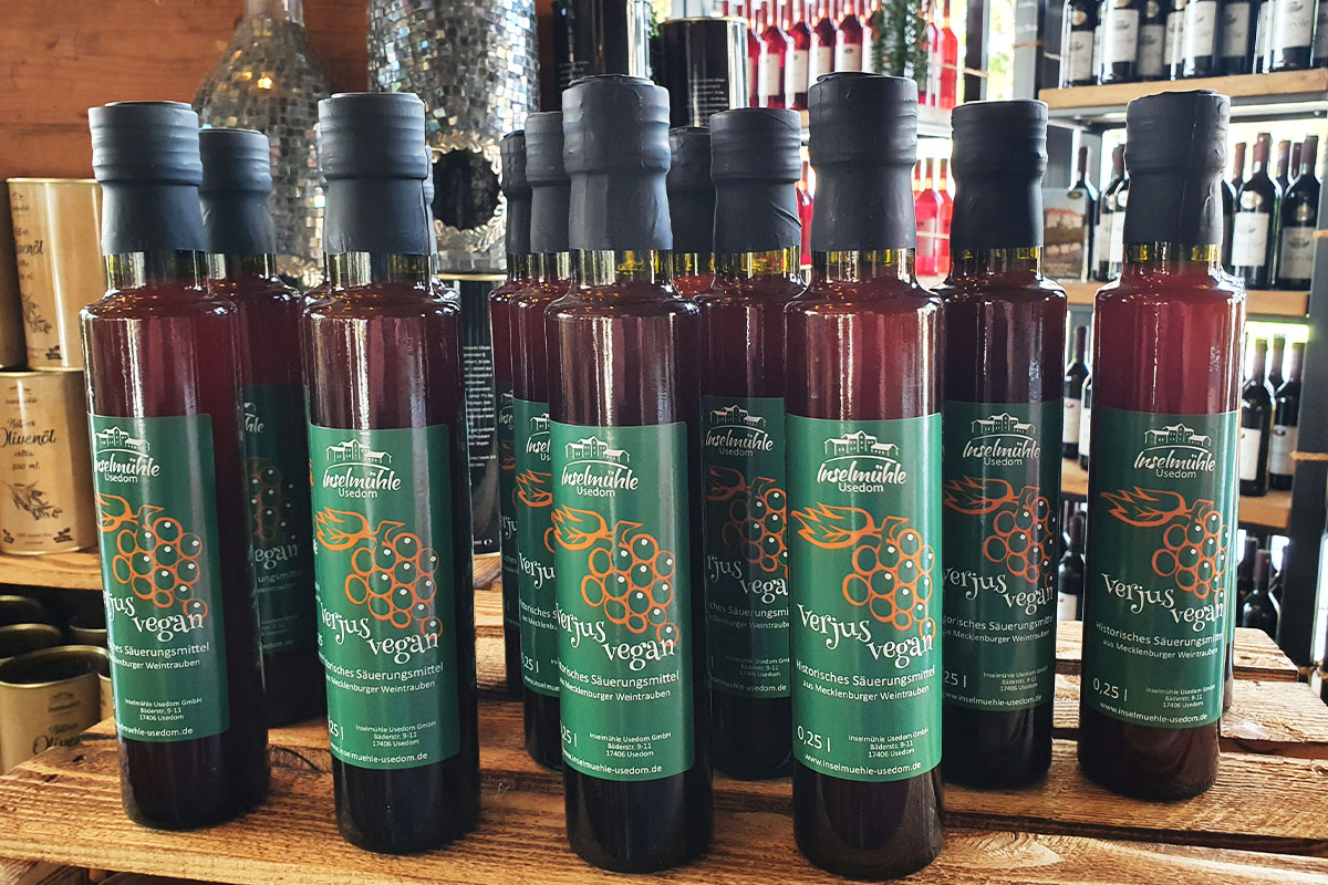 Verjus vegan Inselmühle Usedom